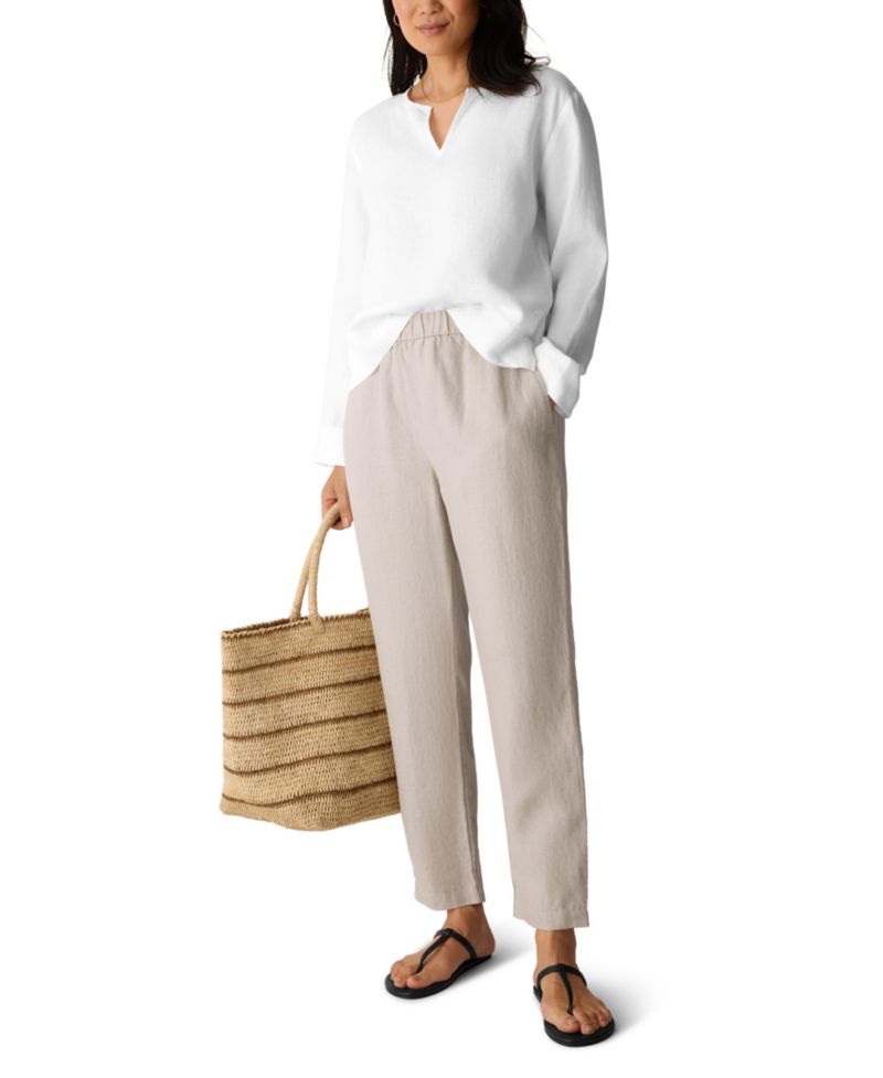 Women's High-Waist Tapered Ankle Pants
