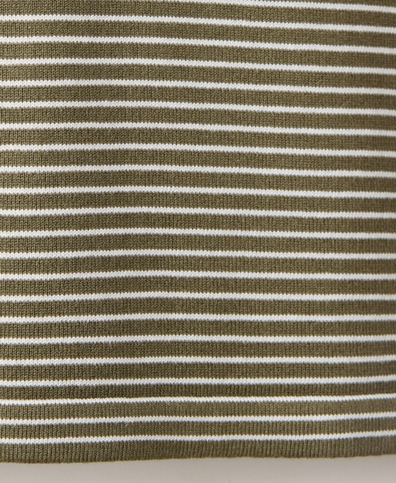 Women's New Now Short-Sleeve Striped Crewneck Sweater