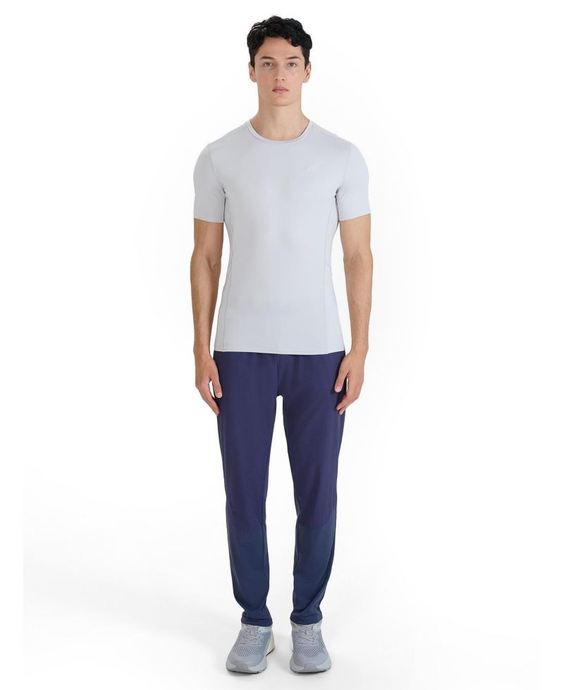 Men’s Slim Quick-Dry Running T-Shirt Stretch Reflective