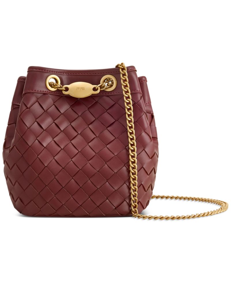 Yara Hand-Woven Bucket Handbag