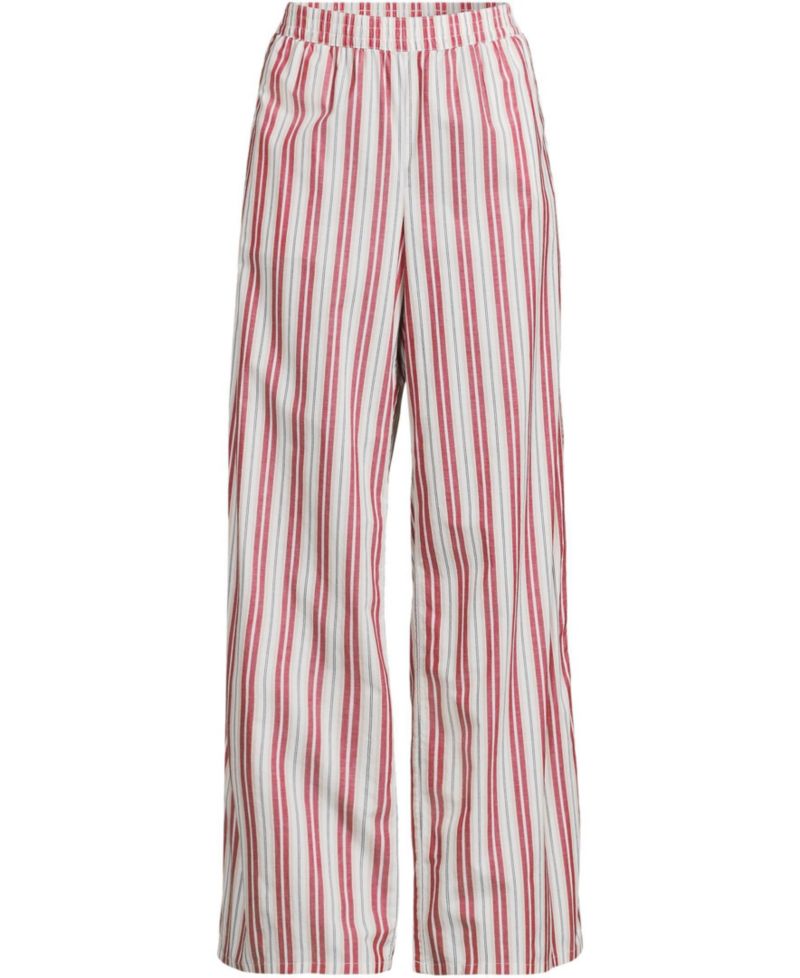 Women's Poplin High Rise Extra Wide Leg Pants