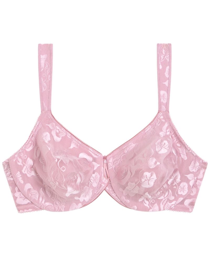 Women's Awareness Full Figure Seamless Underwire Bra 85567, Up To I Cup