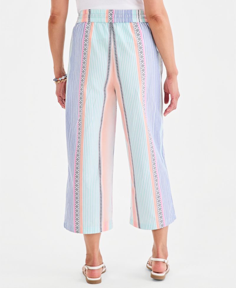 Women's Cotton Drawstring Pull-On Pants