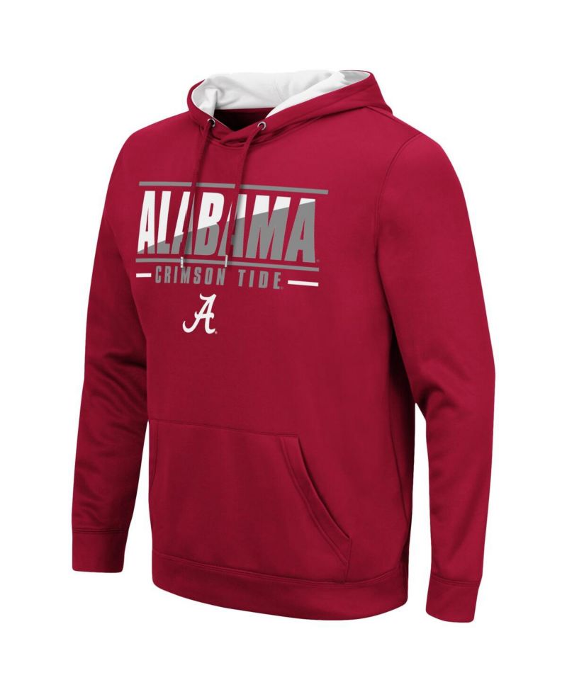 Men's Alabama Crimson Tide Slash Stack 2.0 Pullover Hoodie