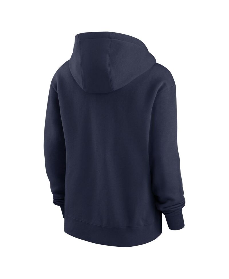 Women's College Navy Seattle Seahawks Club Fleece Pullover Hoodie