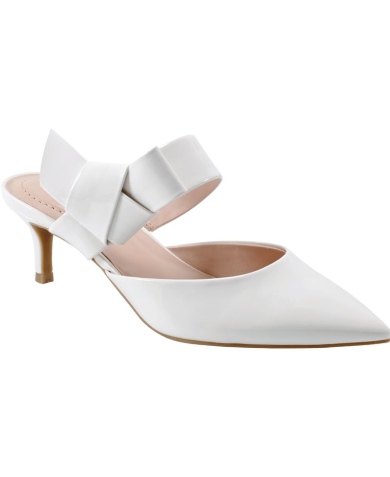 Women's Millie Bow Strap Kitten Heel Mules
