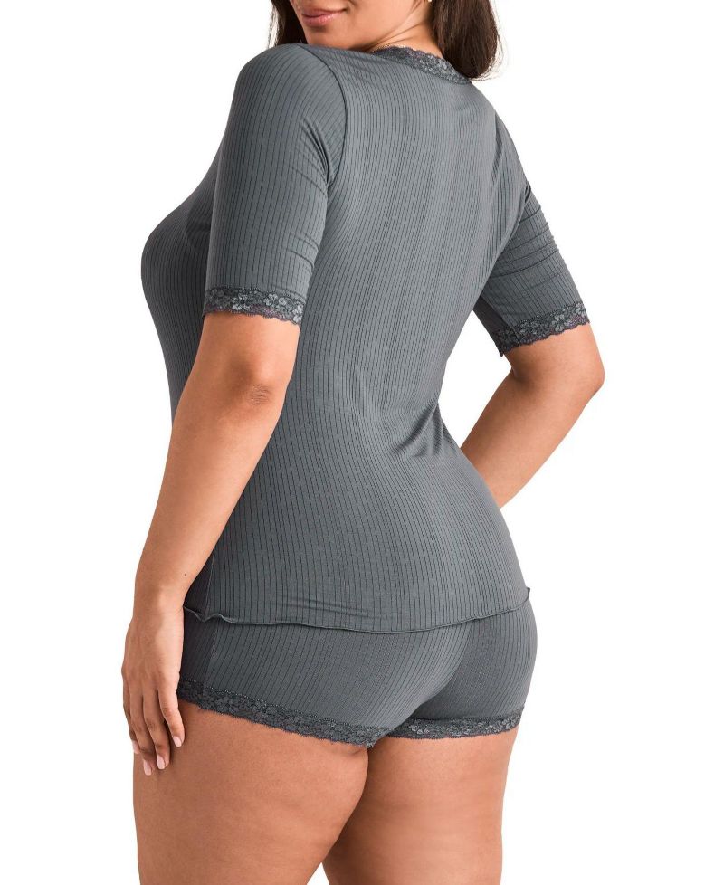 Plus Size Roxie T-shirt and Hot Short PJ Set
