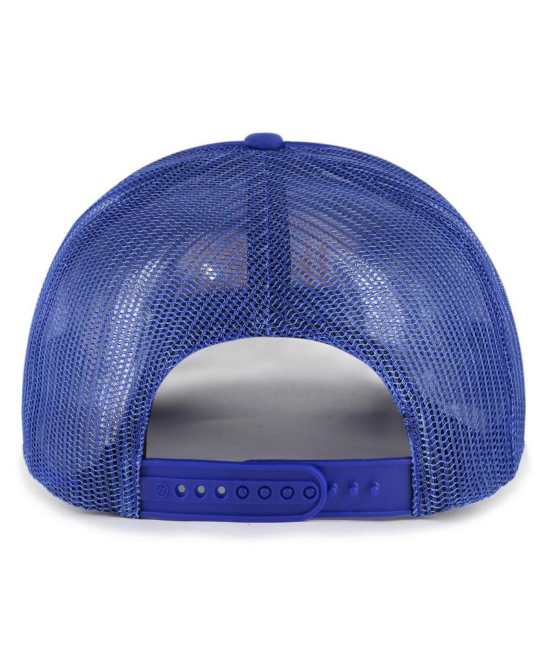 Men's Royal Chicago Cubs Foam Logo Trucker Snapback Hat