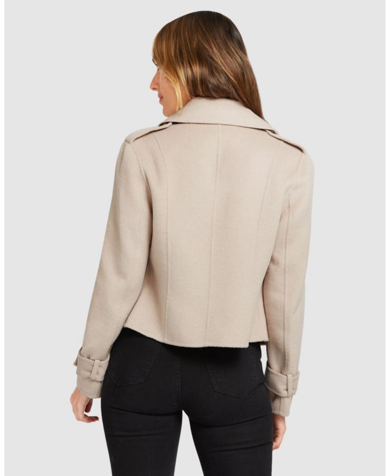 Better Off Military Peacoat Women's