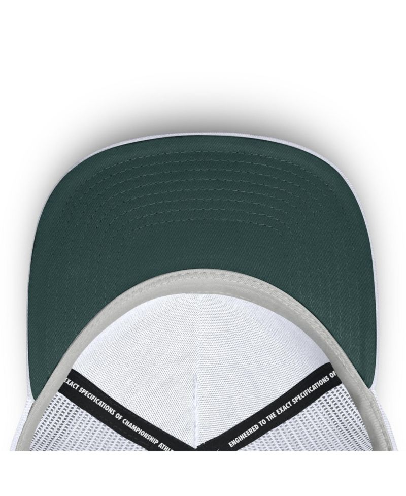 Men's and Women's White Michigan State Spartans Country Club Golfin' Rise Trucker Adjustable Hat