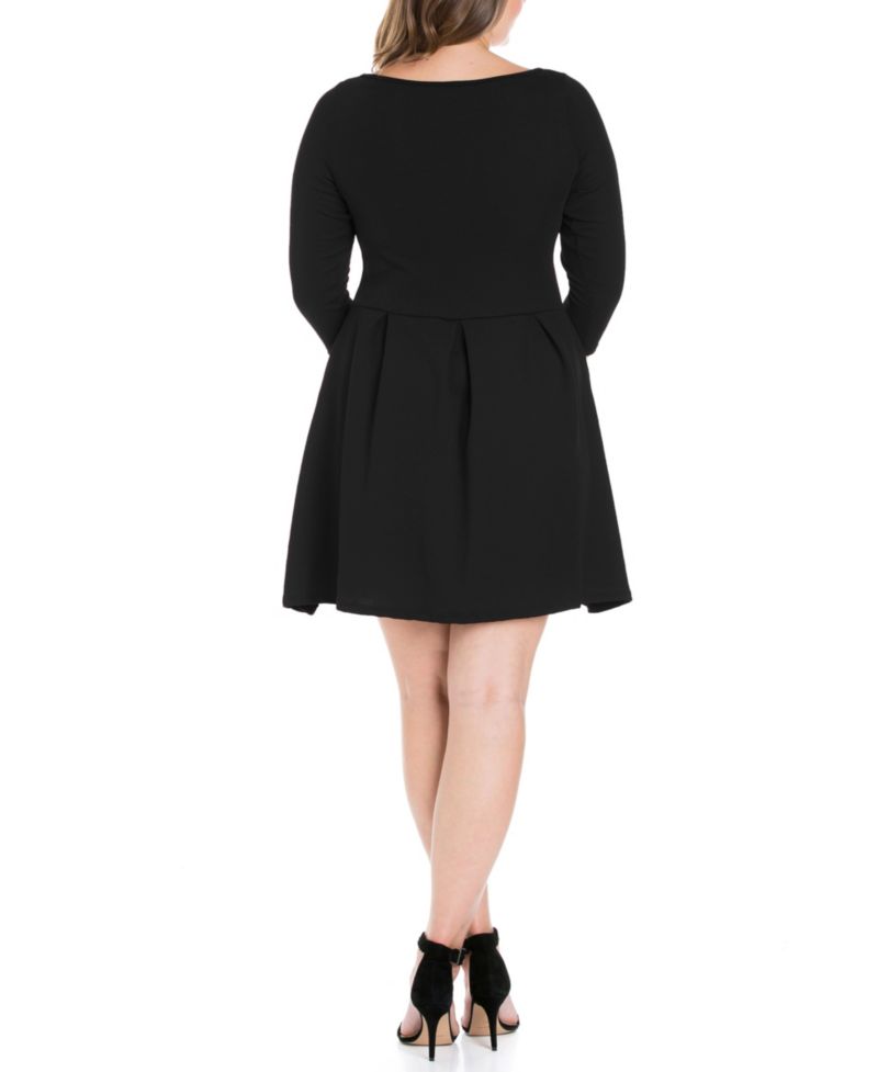 Women's Plus Size Perfect Fit and Flare Dress