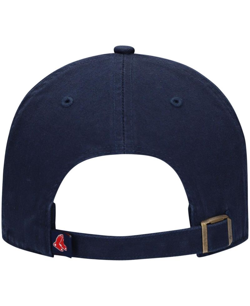 Men's Navy Boston Red Sox Clean Up Adjustable Hat