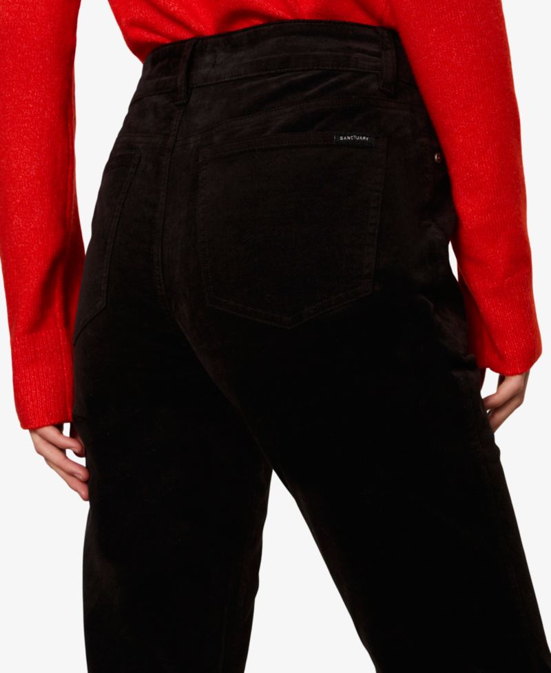 Women's Play Date High-Waisted Velvet Bootcut Pants