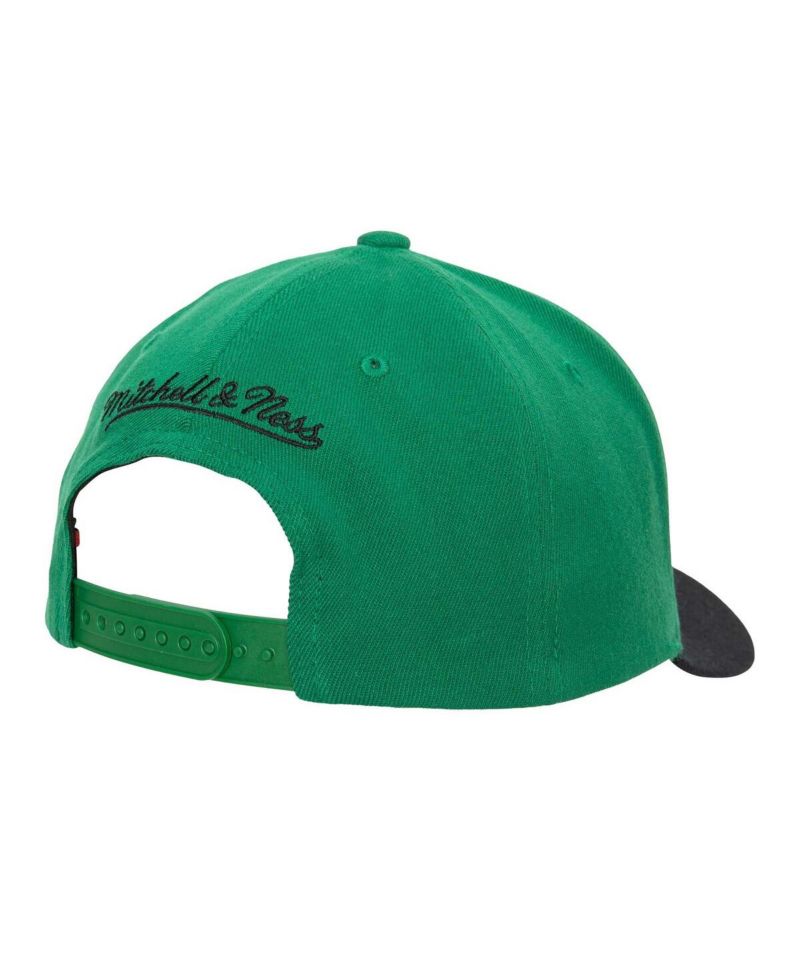 Men's Kelly Green, Black Boston Celtics MVP Team Two-Tone 2.0 Stretch-Snapback Hat