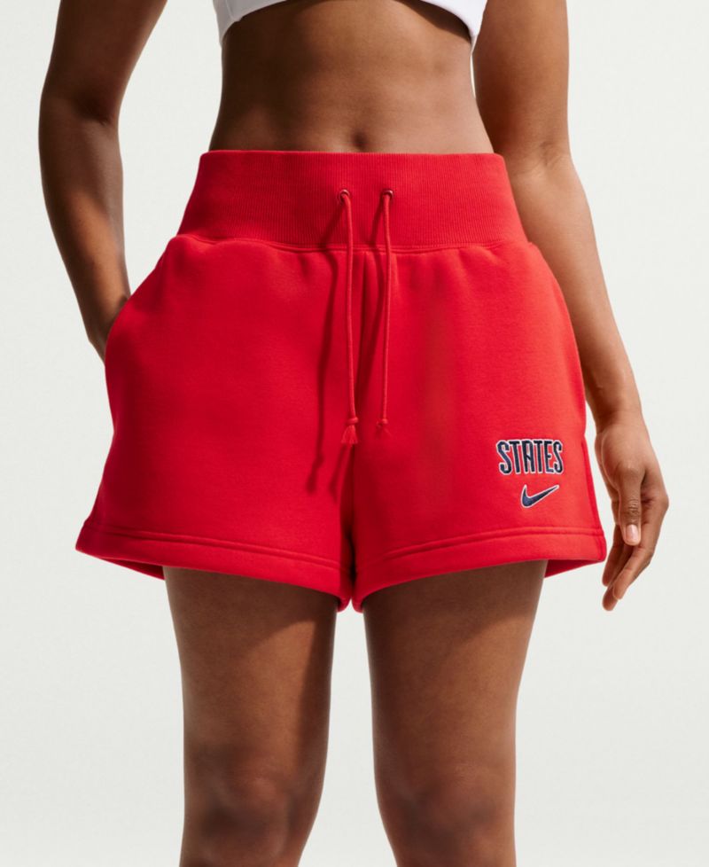 USMNT Soccer Phoenix High-Waisted Shorts