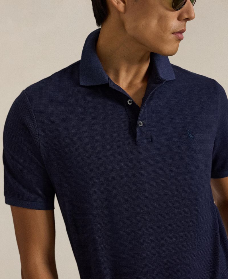 Men's Classic-Fit Stretch Mesh Polo Shirt