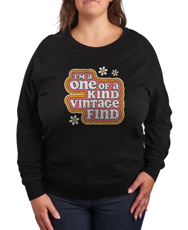 Plus Size Vintage One of A Kind Graphic Crew Neck Top
