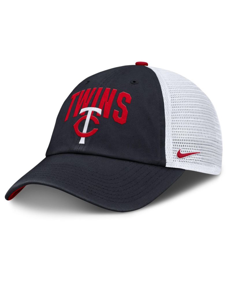 Men's Navy Minnesota Twins Primetime Club Adjustable Trucker Hat
