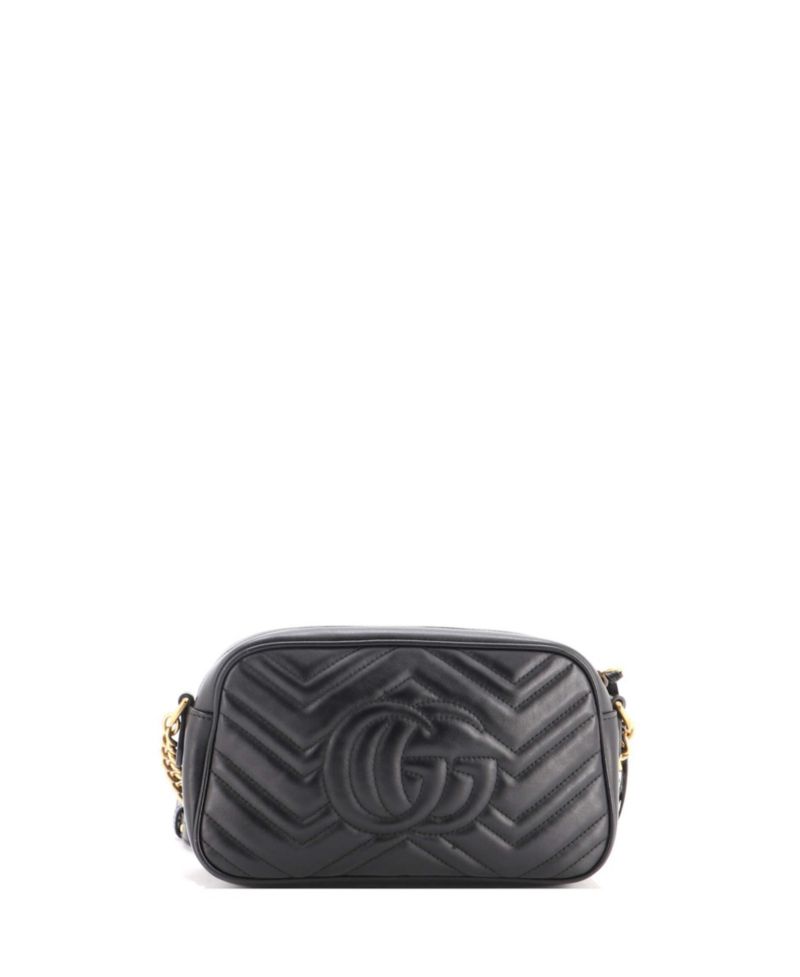 Small GG Marmont Shoulder Bag Matelasse Leather