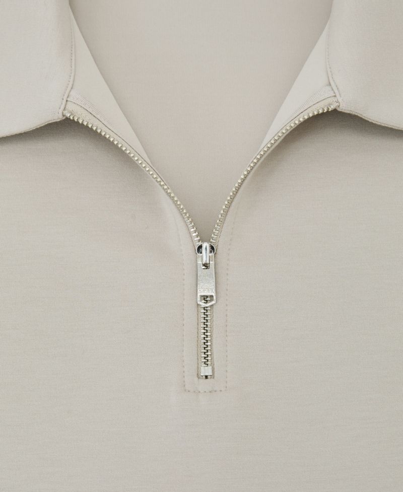 Men's Lord Premium Interlock Half-Zip Polo Shirt
