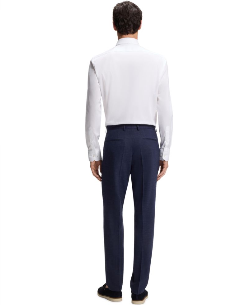 BOSS by Men's Melange Stretch Slim-Fit Pants
