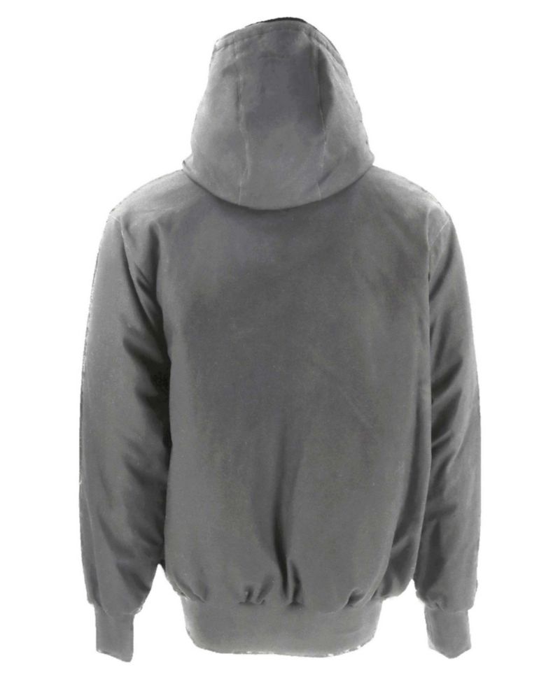 Men's Canvas Jacket - 10degree(s)F Insulated Canvas Jacket with Water-Repellent Shell and Hood