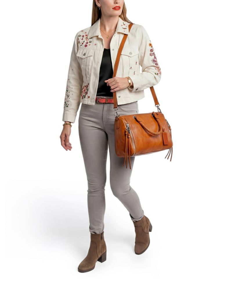 Lily Small Leather Satchel Bag