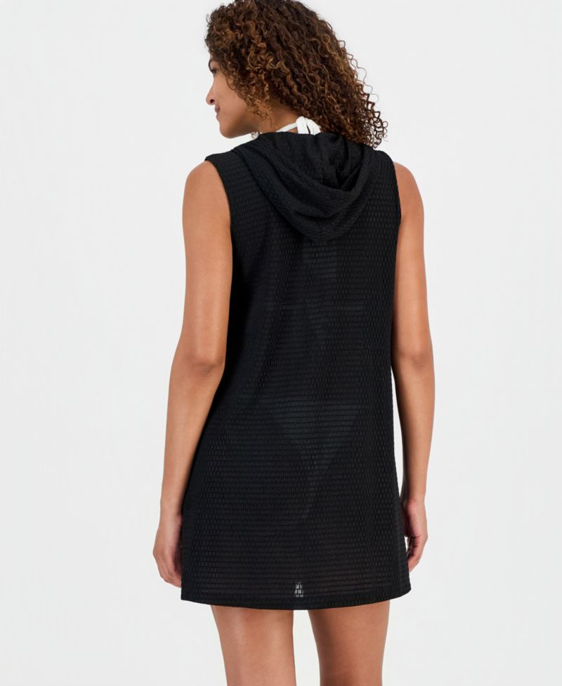 Women's Sleeveless Zip-Up Swim Hoodie