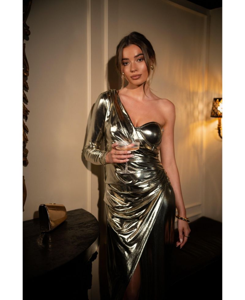 Women's Kaleah Metallic Maxi Dress