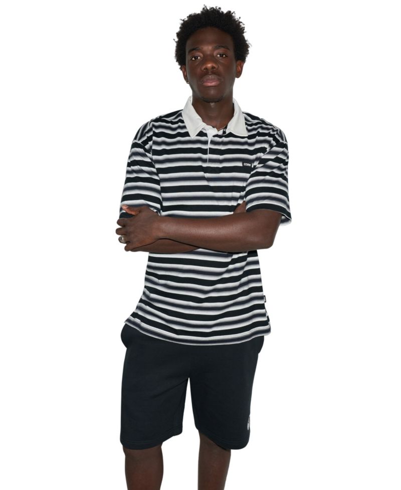 Men's Ombre Stripe Polo Shirt