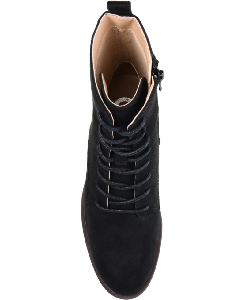 Women's Vienna Lace Up Stacked Heel Booties