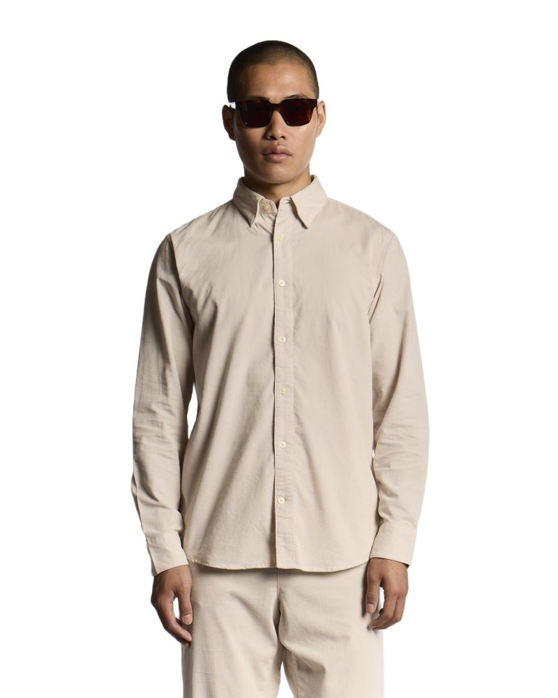 Men's Long Sleeve Micro Corduroy Shirt