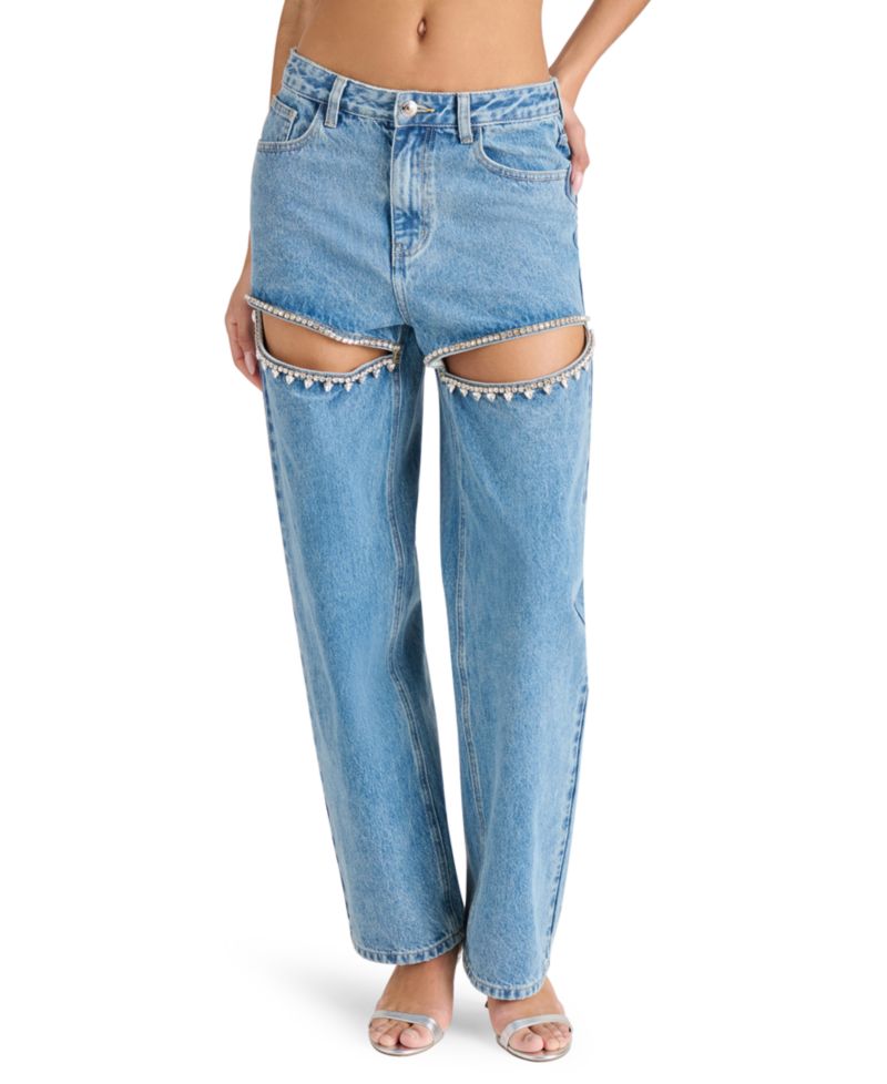 Women's Cotton Taylor Bedazzled Pants