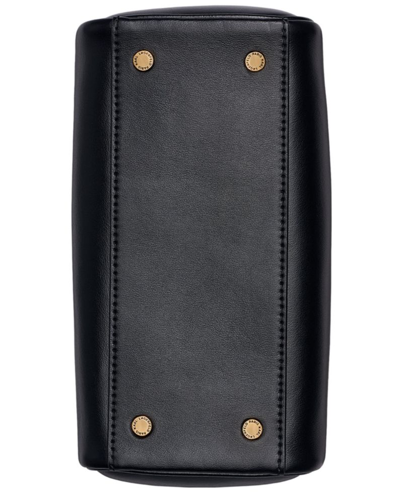 Perette Barrel Small Leather Crossbody Handbag