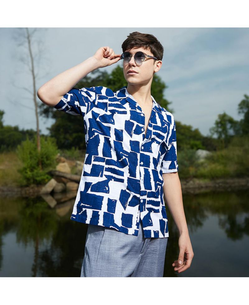 Men's Imprint Oversized Shirt