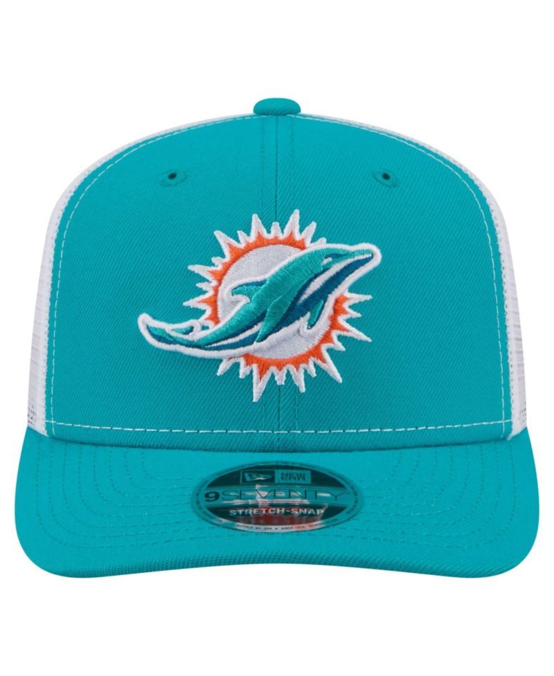 Men's Aqua Miami Dolphins 9SEVENTY Trucker Adjustable Hat