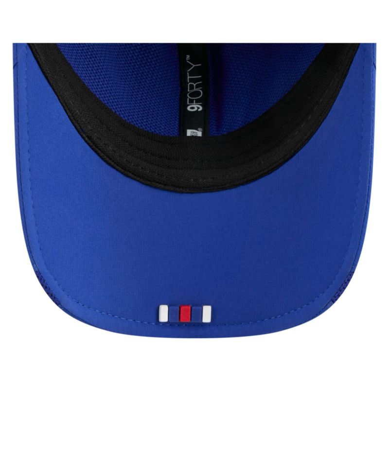 Men's Royal Buffalo Bills 2025 Sideline Throwback M-Crown 9FORTY Adjustable Hat