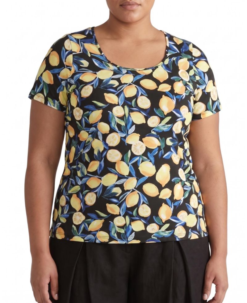Women's Plus Size Scoop Neck Tee