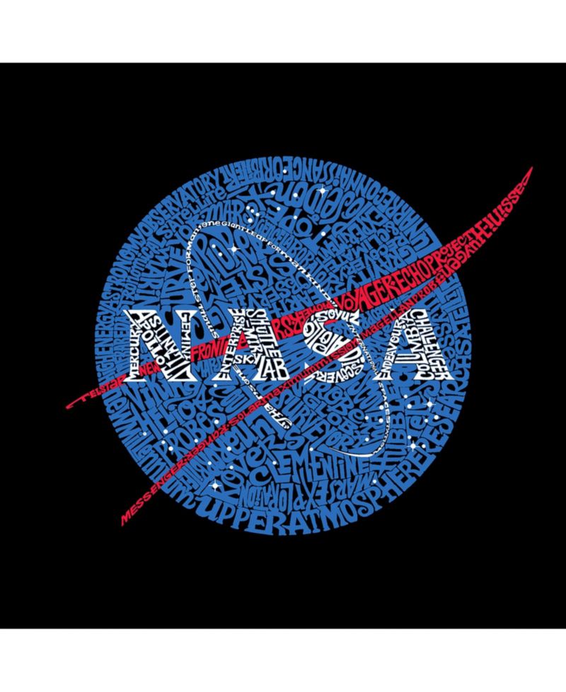 Men's Word Art NASA's Most Notable Missions Crewneck Sweatshirt