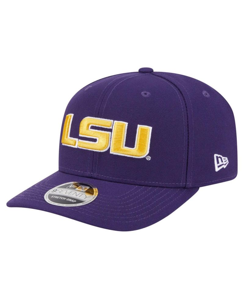 Men's Purple LSU Tigers Team Collective 9SEVENTY Stretch-snap Adjustable Hat