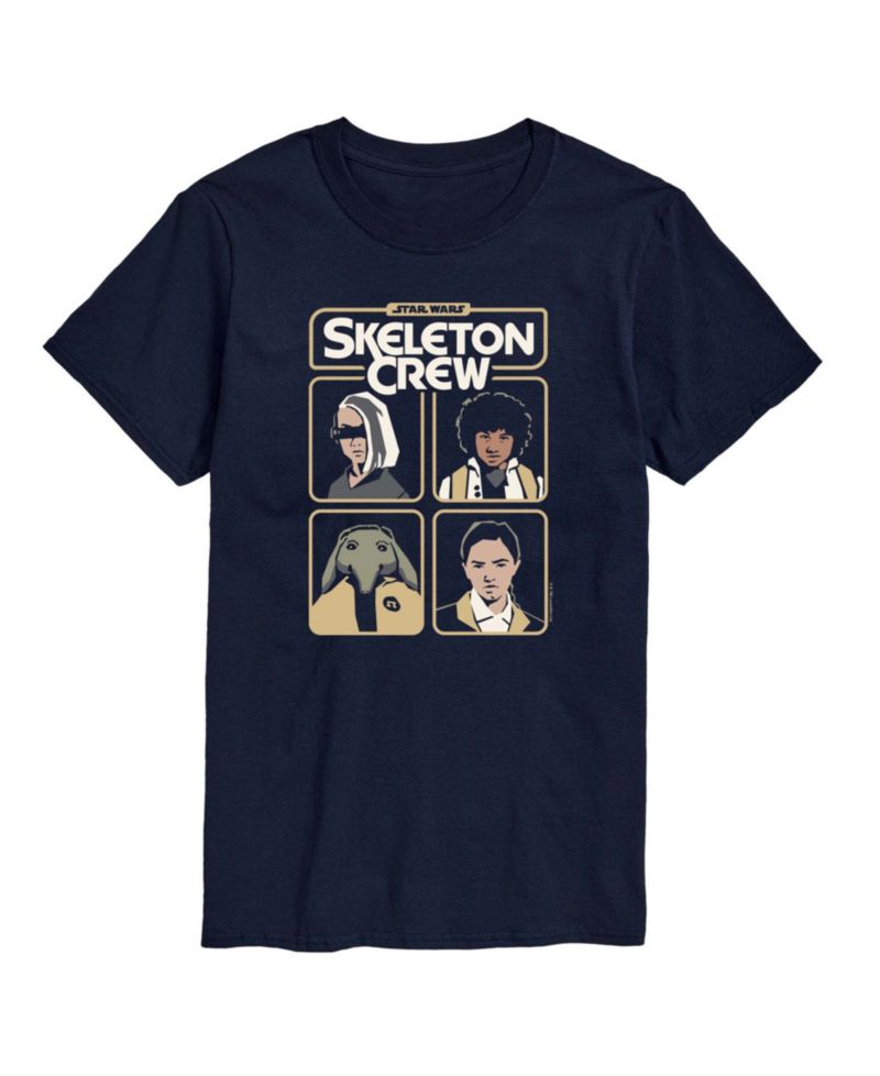 Men's Skeleton Crew Grid Short-Sleeve Graphic T-Shirt