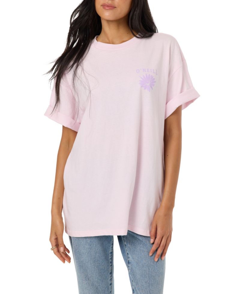 Women's Heritage Daisy Oversized Graphic Cotton T-Shirt