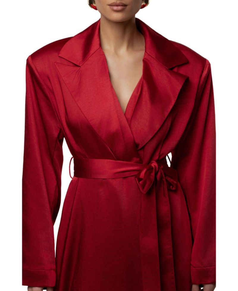 Women's Satin Embrace Maxi Dress