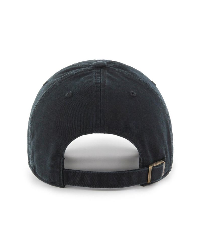 Men's Black Indiana Pacers Primary Logo Clean Up Adjustable Hat