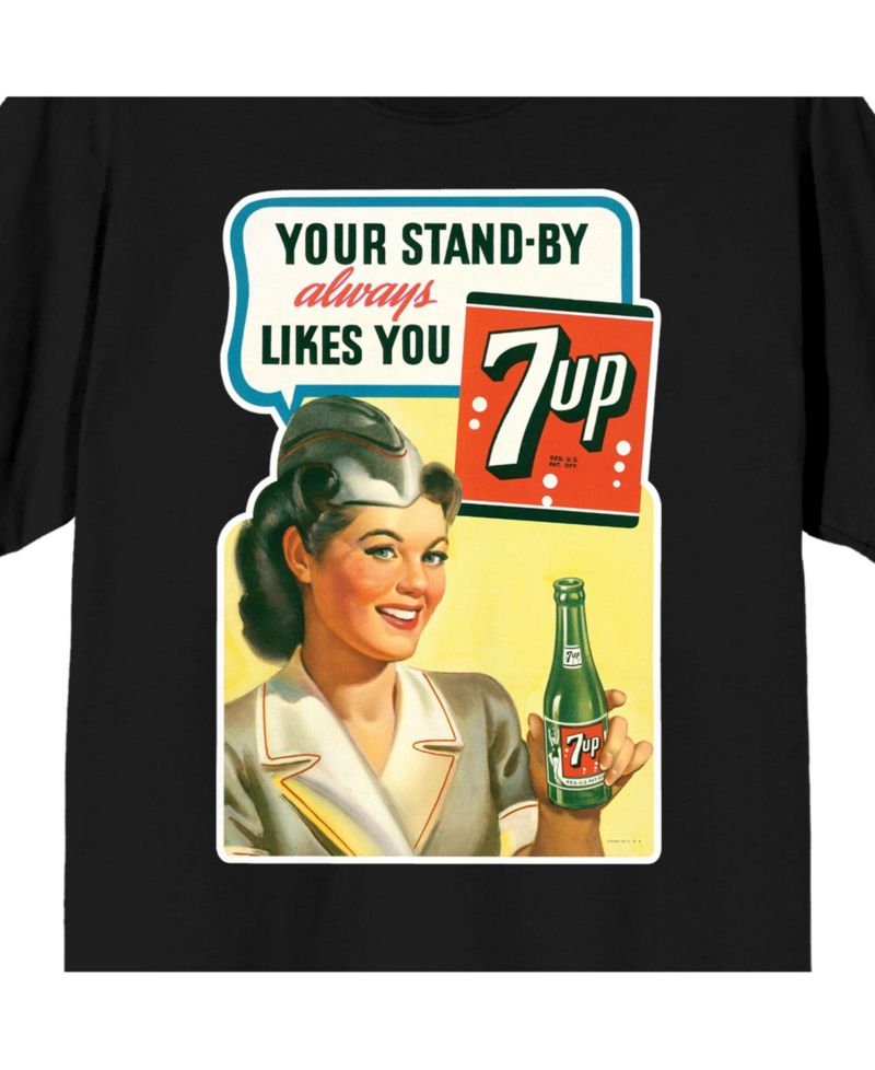 Men's Your Stand-By Always Likes You Black Short Sleeve Adult T-Shirt-3XL