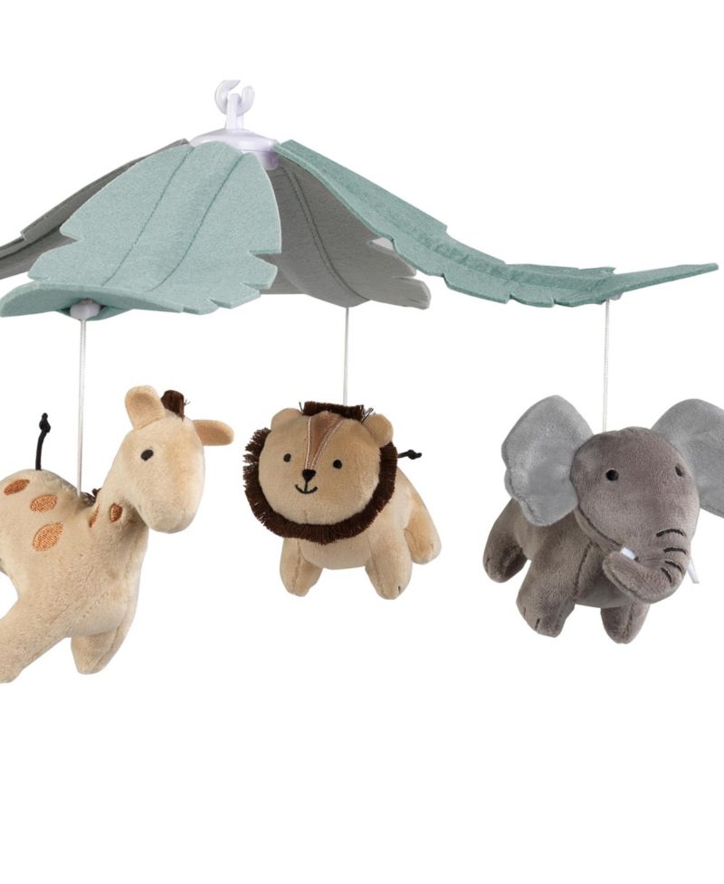 Baby Jungle Friends Musical Crib Mobile