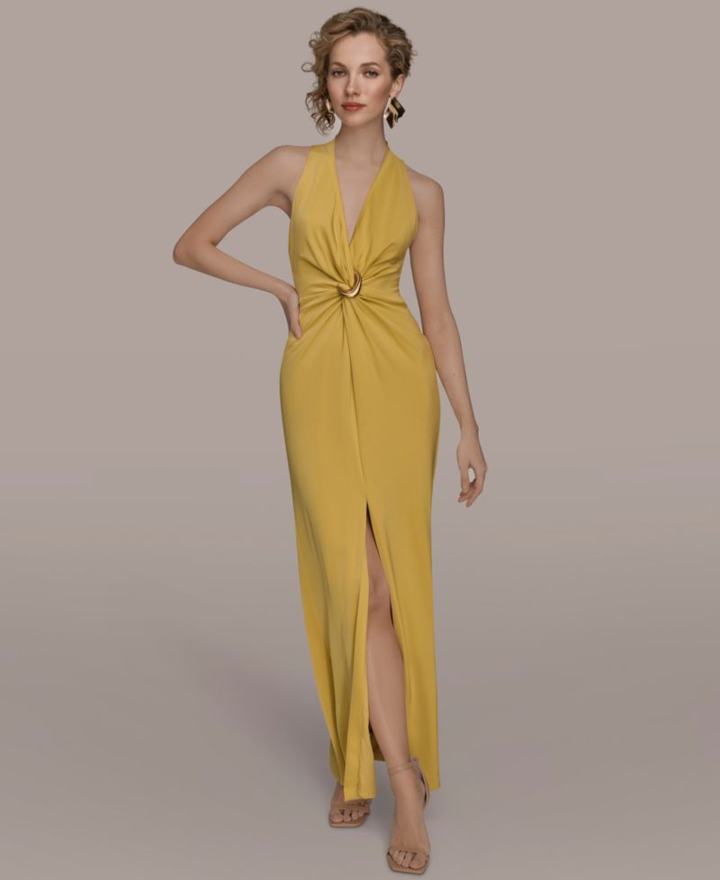 Women's V-Neck Sleeveless Dress