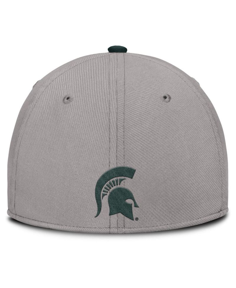 Men's Gray Michigan State Spartans Rise Prep Performance Flex Hat