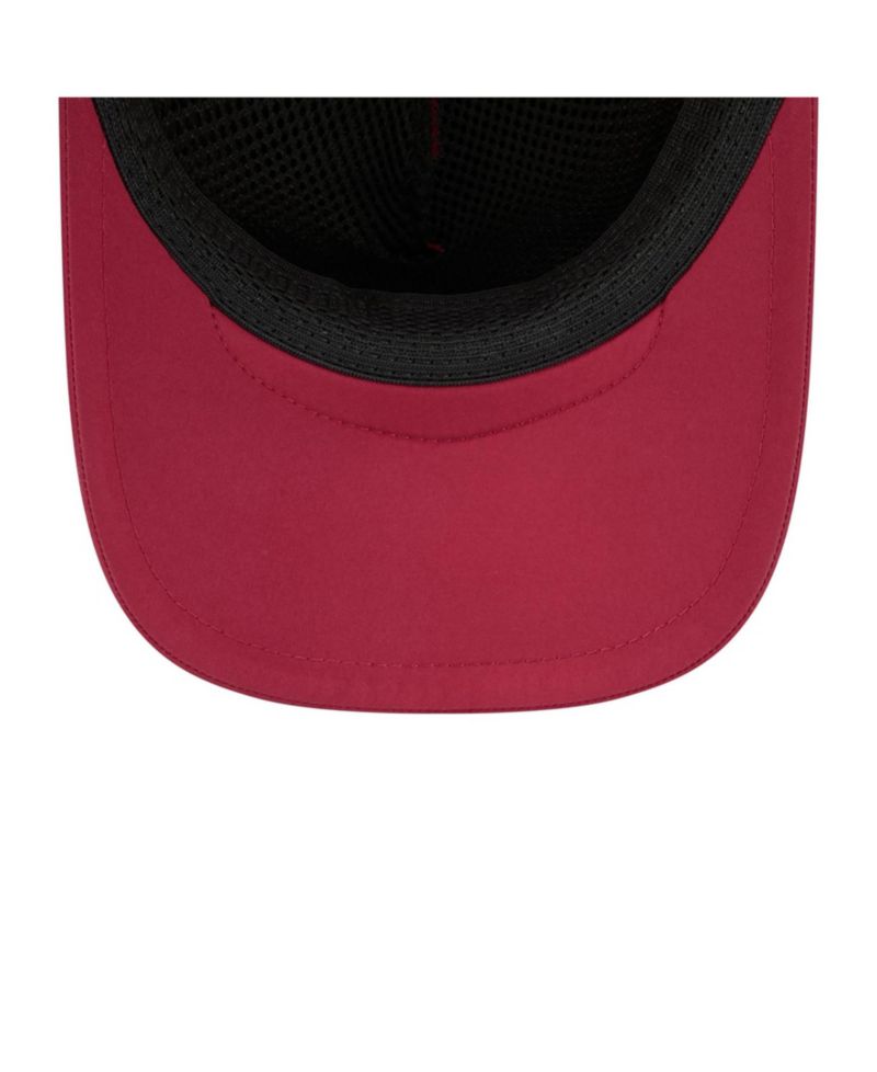 Men's Dark Red Arizona Diamondbacks 2026 Batting Practice Apex 9FORTY Adjustable Trucker Hat