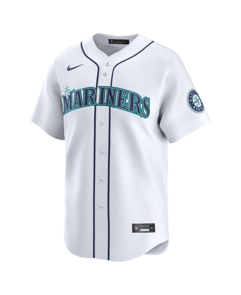 Men's Cal Raleigh White Seattle Mariners Alternate Limited Player Jersey